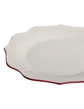 Plato trinche N Narrative England de porcelana