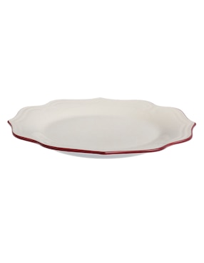 Plato trinche N Narrative England de porcelana