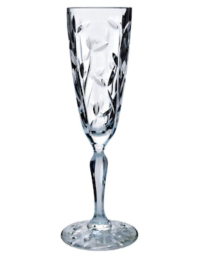 Set de copas para champán RCR Laurus de cristal 6 piezas
