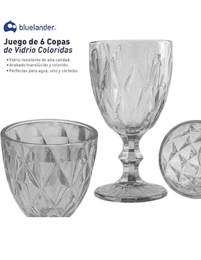 Set de copas universal Bluelander 6 piezas