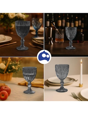 Set de copas universal Bluelander 6 piezas