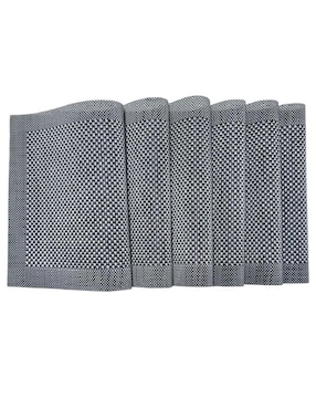 Set mantel individual rectangular de poliéster y poliuretano Genérica Rejgr15