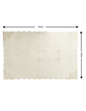 Mantel rectangular de poliéster Köstlich
 Florianne