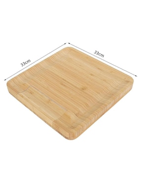 Set tabla para queso Generica de madera