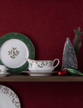 Salsera Noritake Holly & berry de porcelana 500 ml