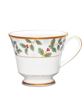 Taza navideña té Noritake Holly & Berry