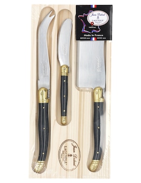 Set de cuchillos para quesos Jean Dubost Laguiole 3 piezas