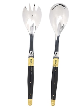 Set de cubiertos para ensalada Jean Dubost ABS de acero inoxidable 2 piezas