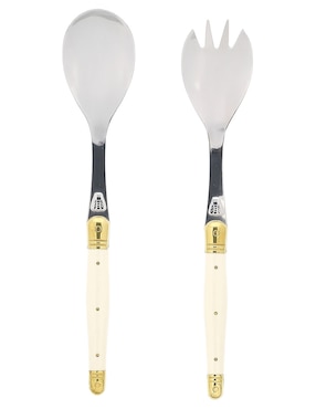 Set de cubiertos para ensalada de acero inoxidable 2 piezas