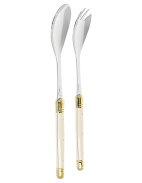 Set de cubiertos para ensalada de acero inoxidable 2 piezas