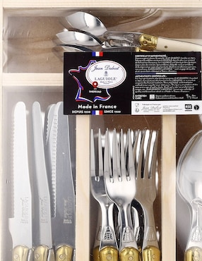 Set cubiertos Jean Dubost de acero inoxidable 24 piezas