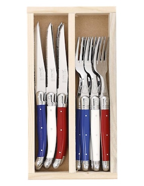 Set cubiertos Jean Dubost Le Francaise de acero inoxidable 12 piezas