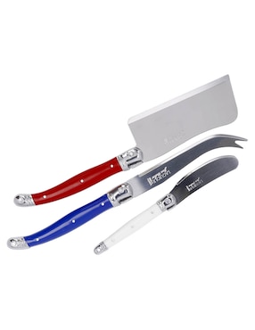 Set cubiertos para servicio Jean Dubost de acero inoxidable 3 piezas
