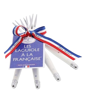 Imagen de producto Set tenedor para cóctel Jean Dubost La Francaise de acero inoxidable