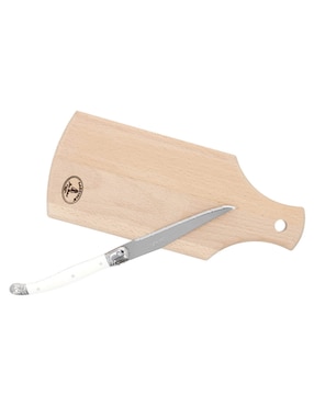 Set tabla para queso Jean Dubost de madera