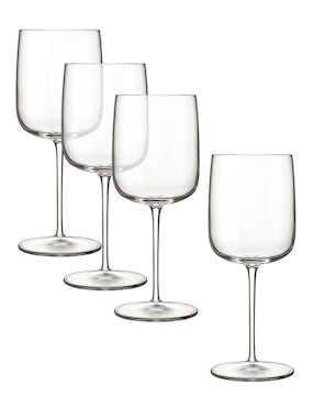 Set de copas para vino Luigi Bormioli Sublime 4 piezas