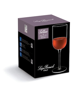 Set de copas para vino Luigi Bormioli Sublime 4 piezas