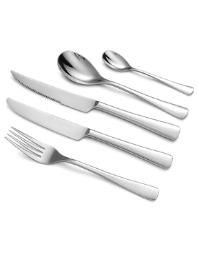 Set cubiertos Alzasi Ceri de acero inoxidable 50 piezas