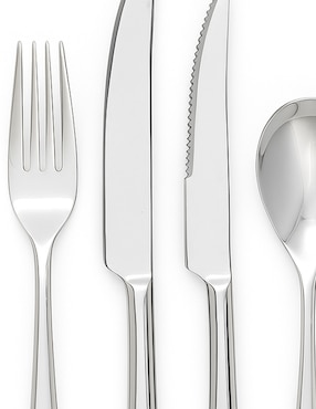 Set cubiertos Alzasi Ceri de acero inoxidable 50 piezas
