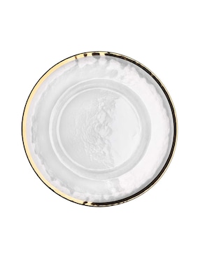 Plato base N Narrative Glas Gold de vidrio