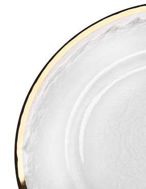 Plato base N Narrative Glas Gold de vidrio