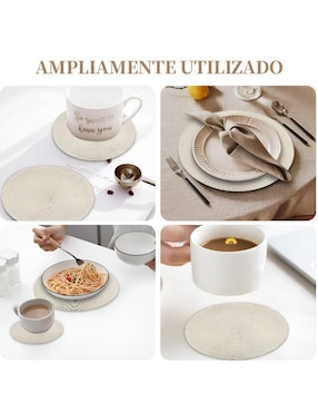 Set mantel individual redondo Xtellar
