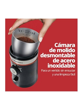 Molino para café Hamilton Beach de acero inoxidable