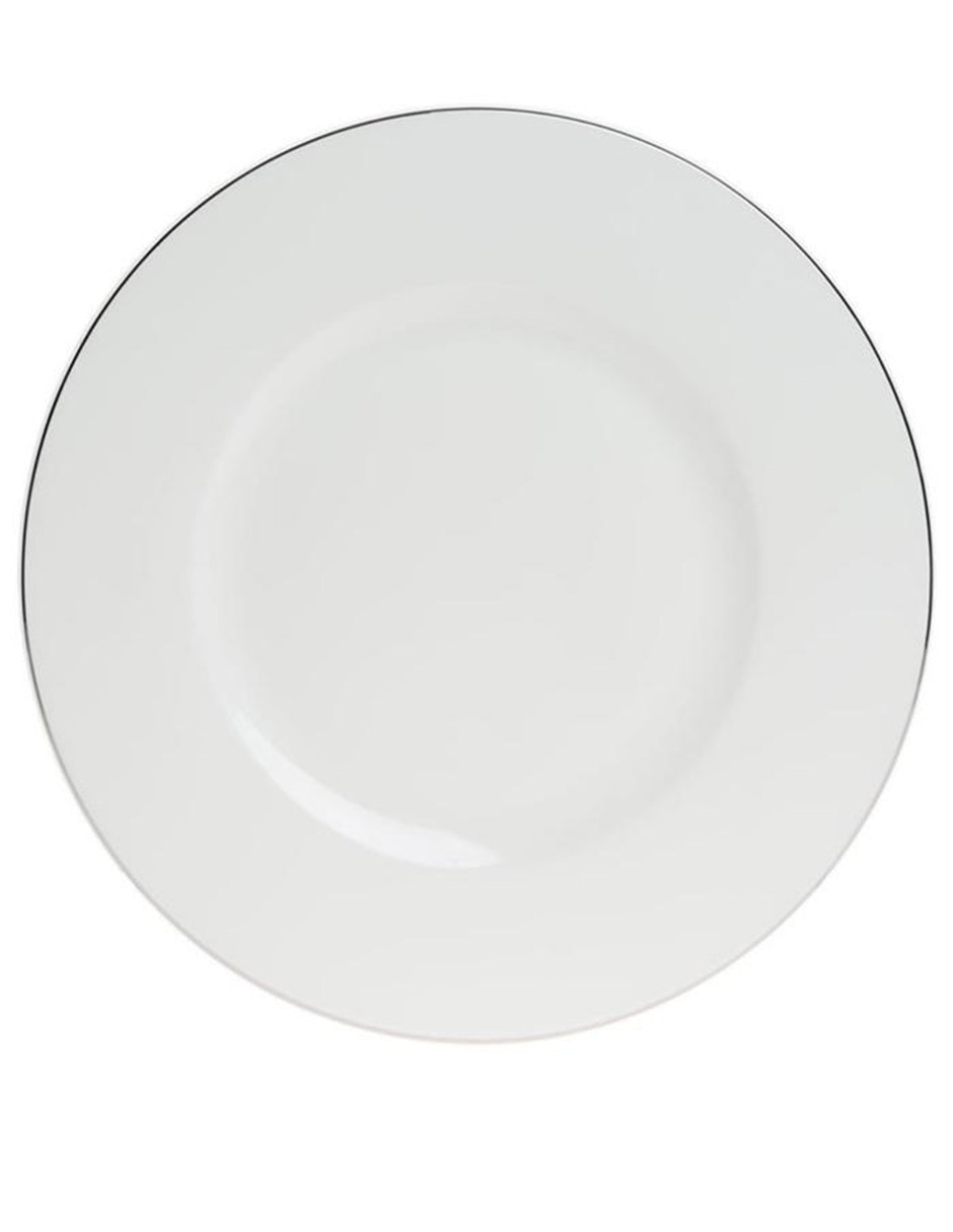 Plato postre Anmut Platinum de porcelana