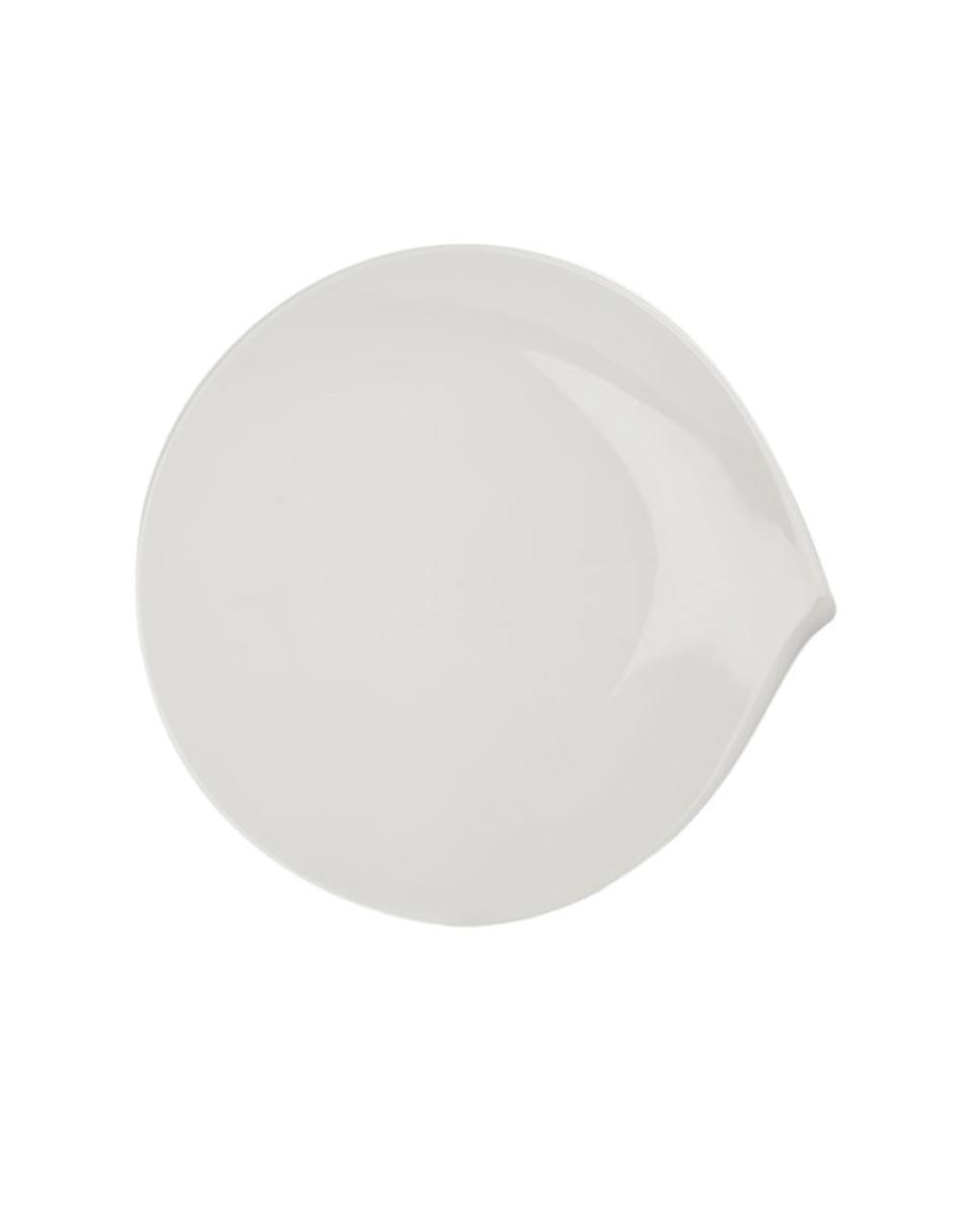 Plato postre Flow blanco Plato postre Flow blanco