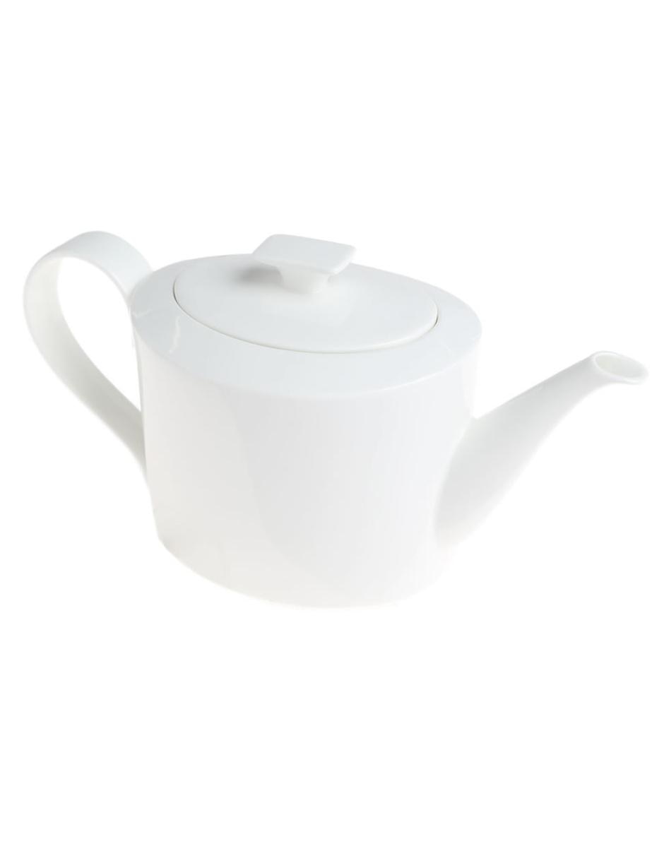 Tetera convencional de porcelana