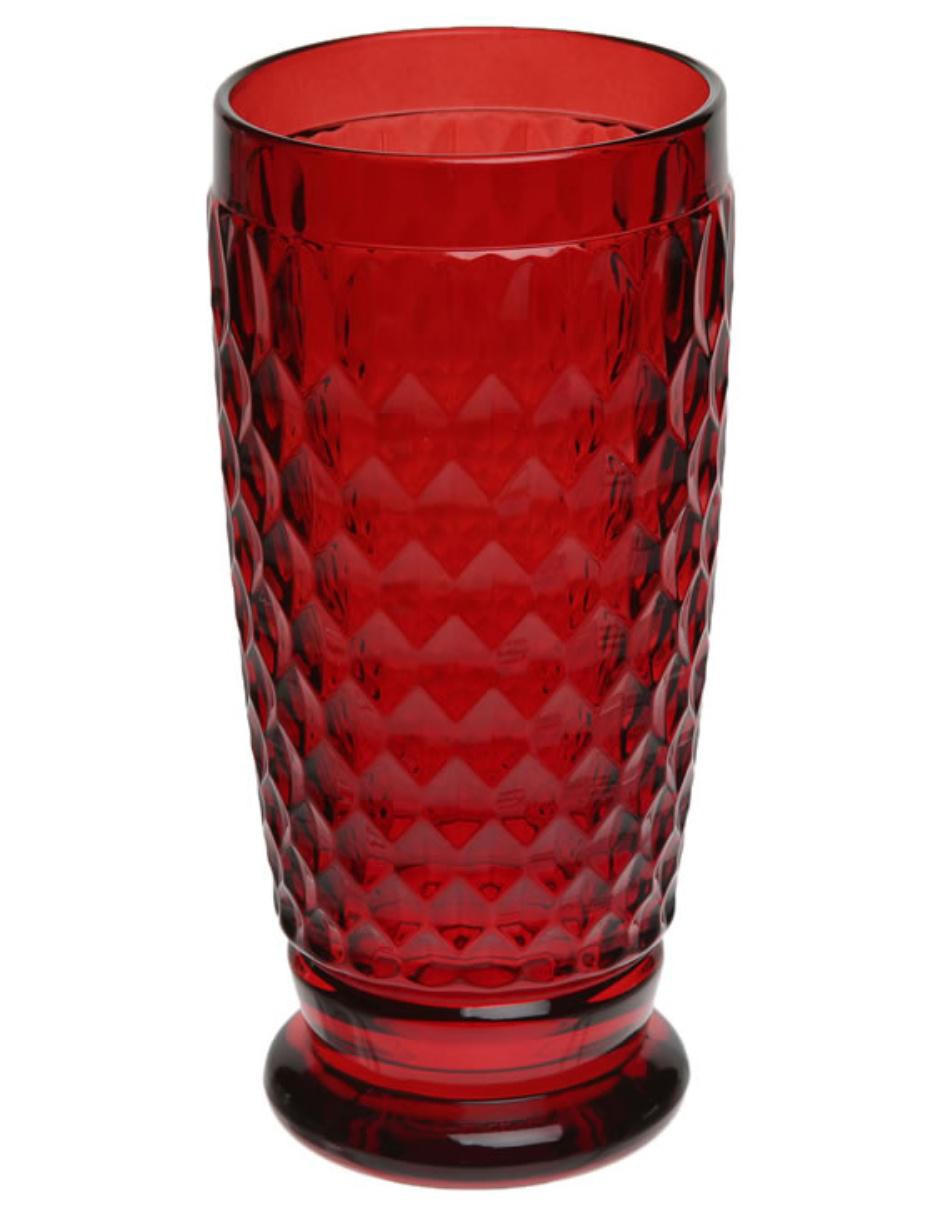 Vaso high ball Boston Colored rojo