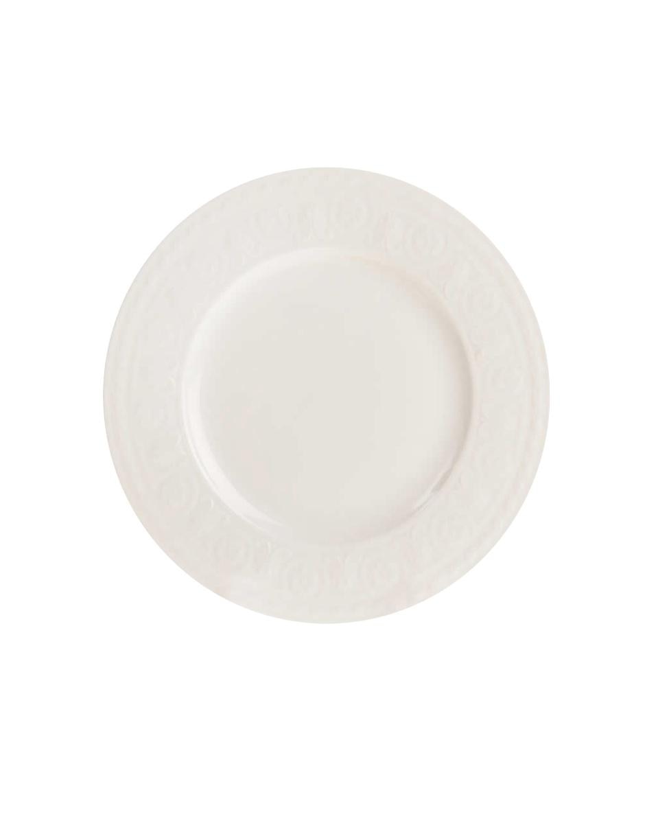 Plato postre Cellini blanco