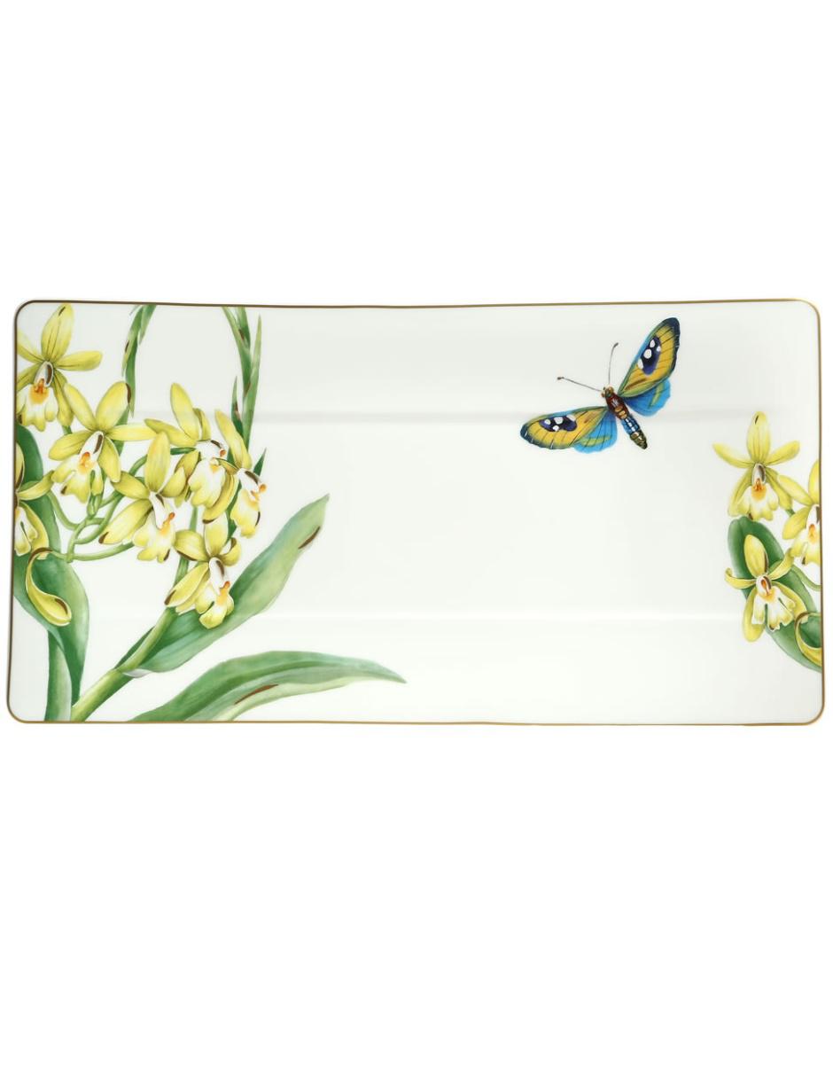 Platón rectangular Amazonia blanco