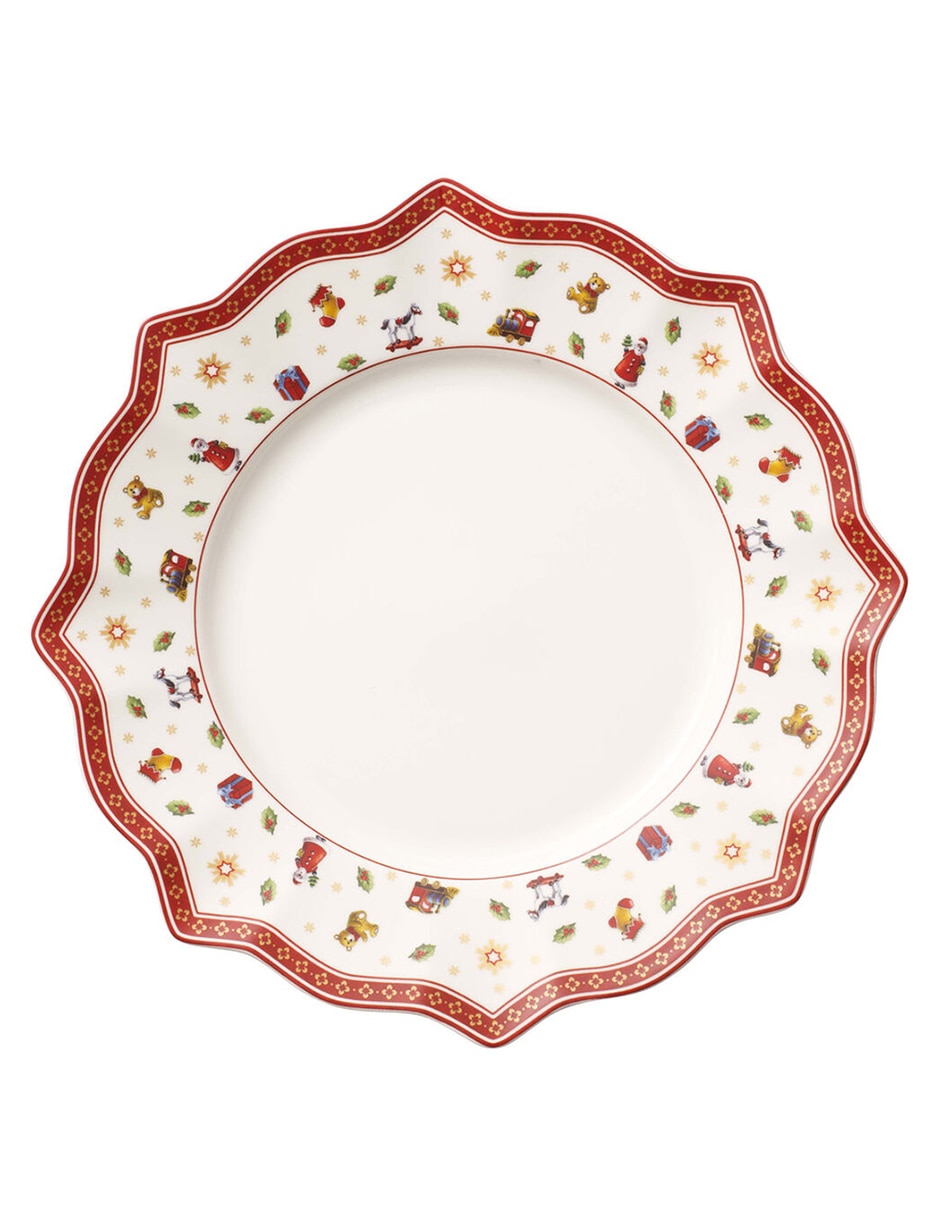 Plato trinche navideño Toy's Delight de porcelana