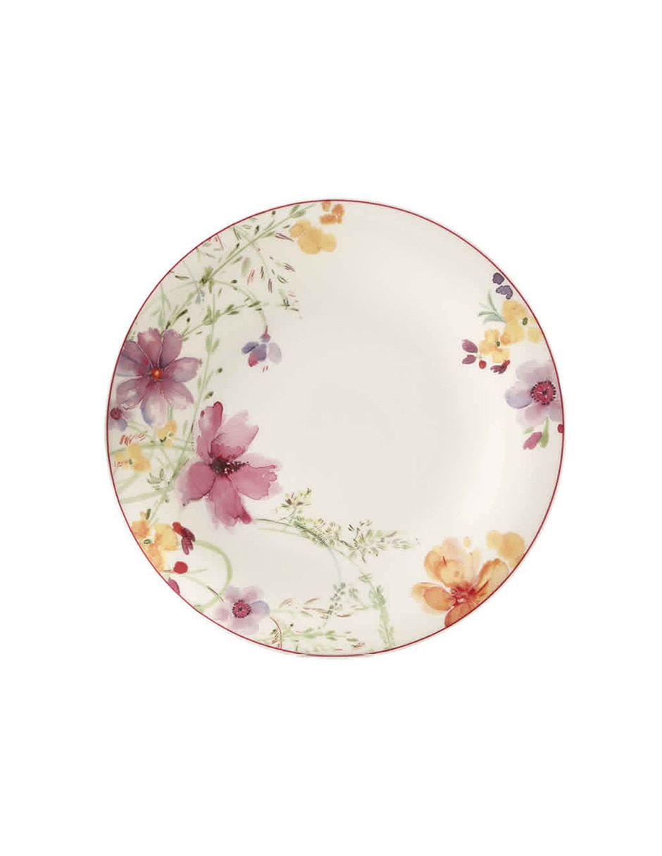 Plato base Mariefleur de porcelana