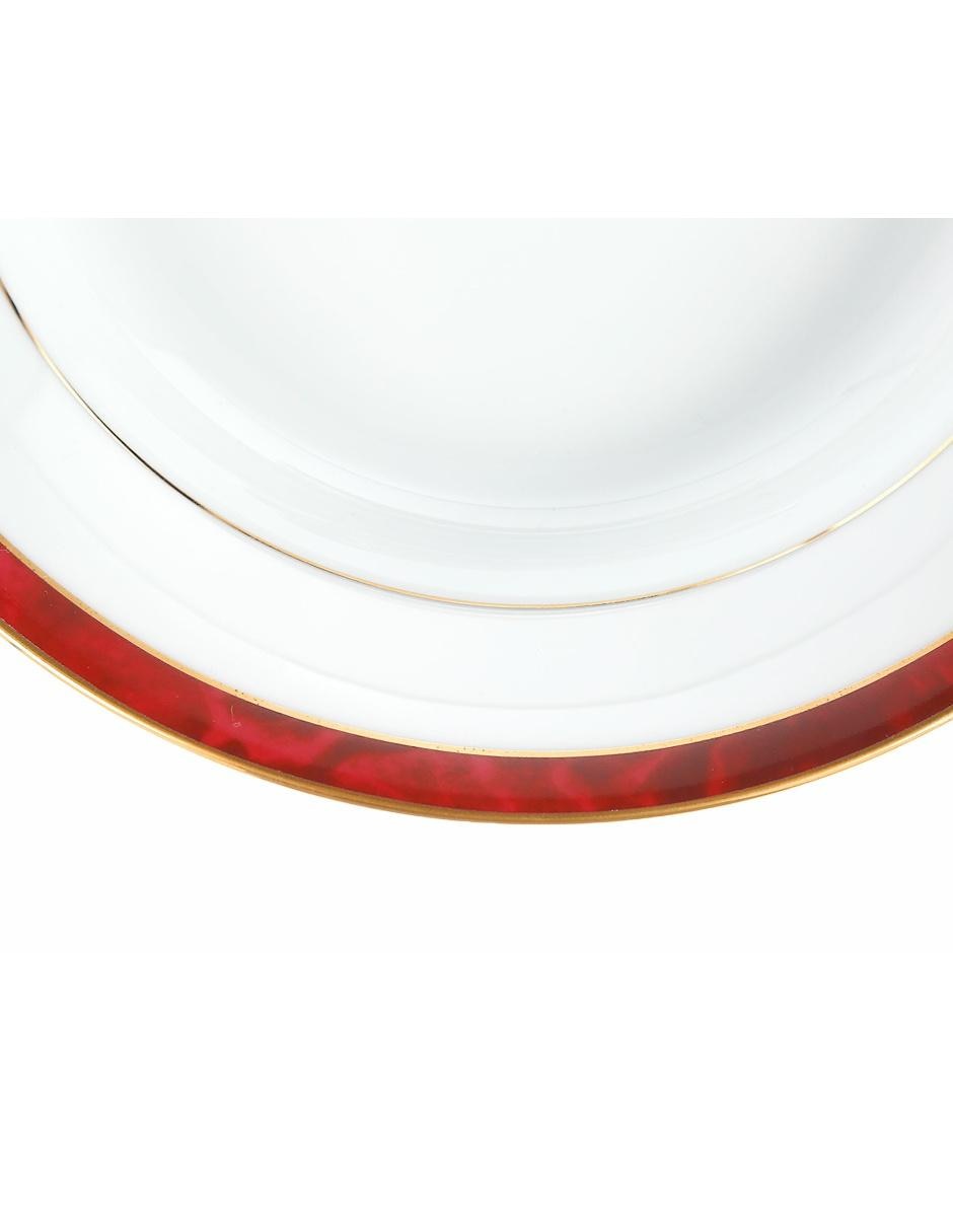 Plato sopa de porcelana 2