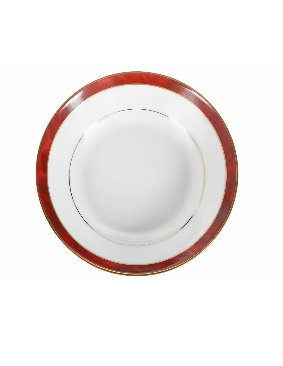 Plato postre de porcelana Plato postre de porcelana