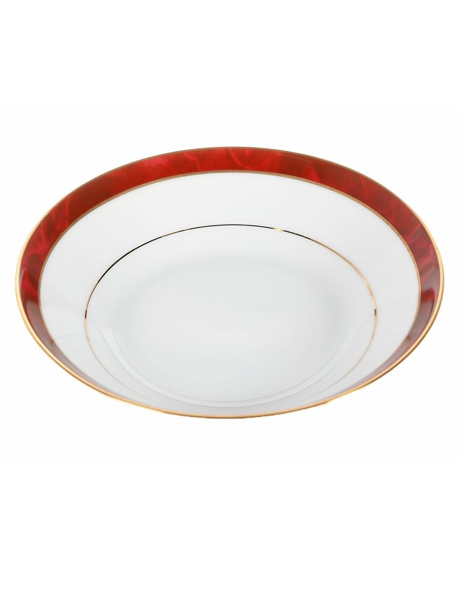 Plato postre de porcelana 2