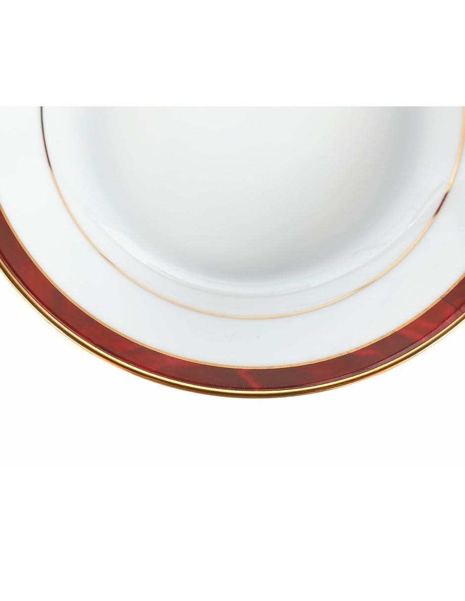 Plato postre de porcelana 3