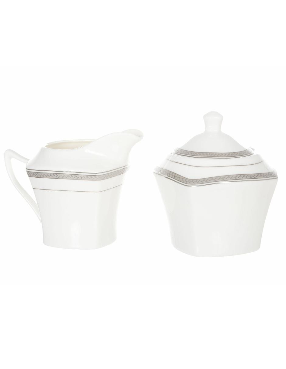 Vajilla cerrada de porcelana para 6 personas