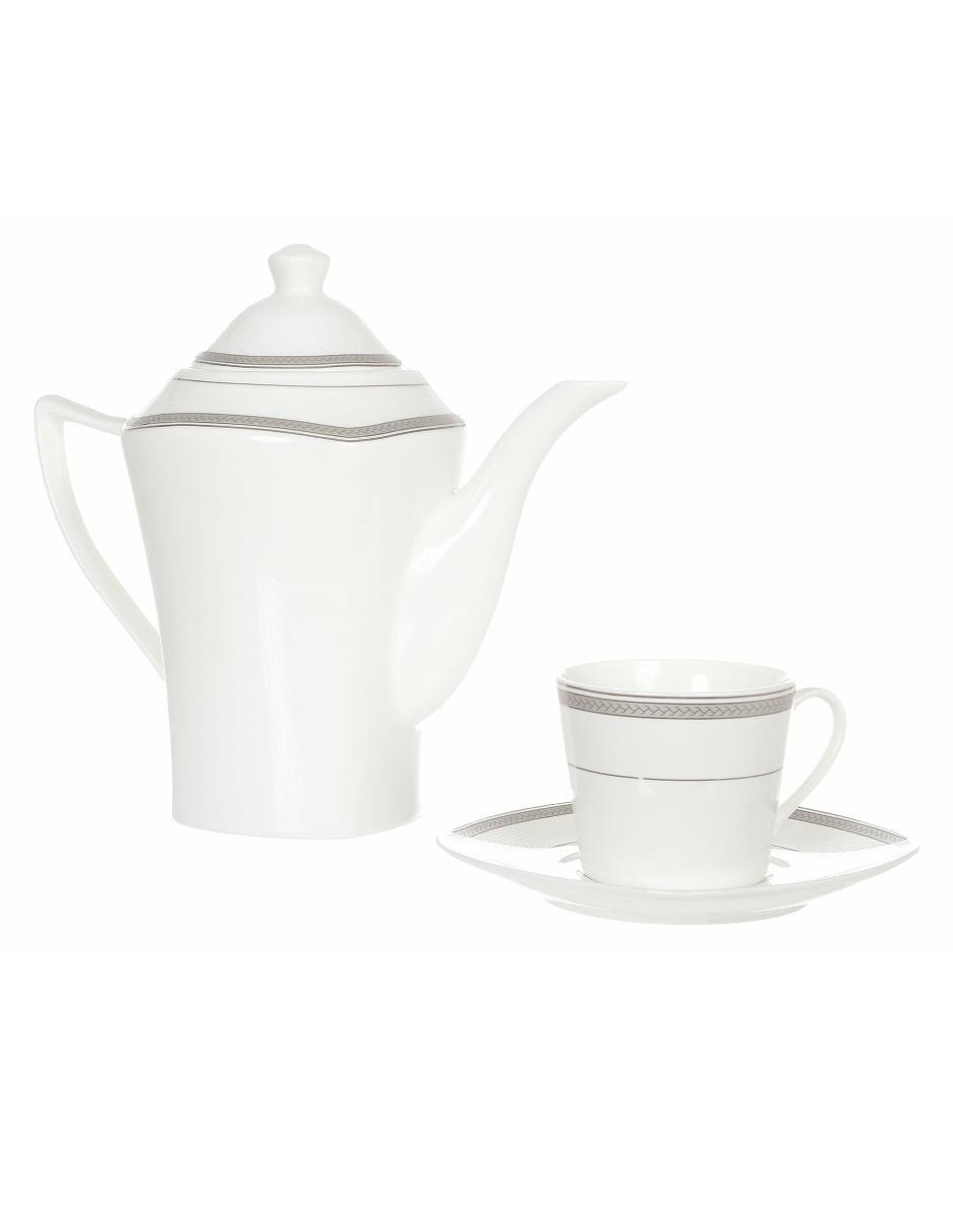 Vajilla cerrada de porcelana para 6 personas