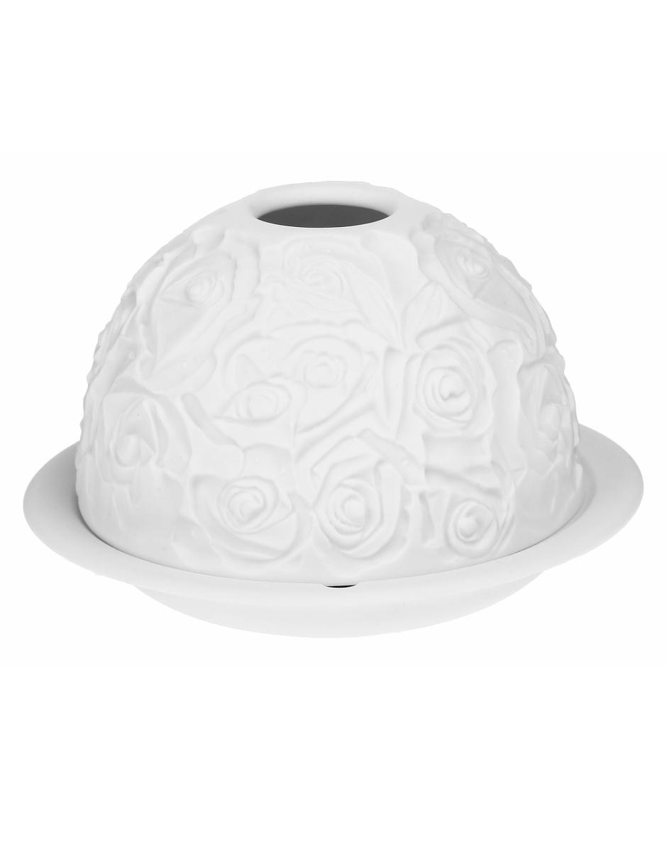 Litofanía Rosas T-Light Blanca Litofanía Rosas T-Light Blanca