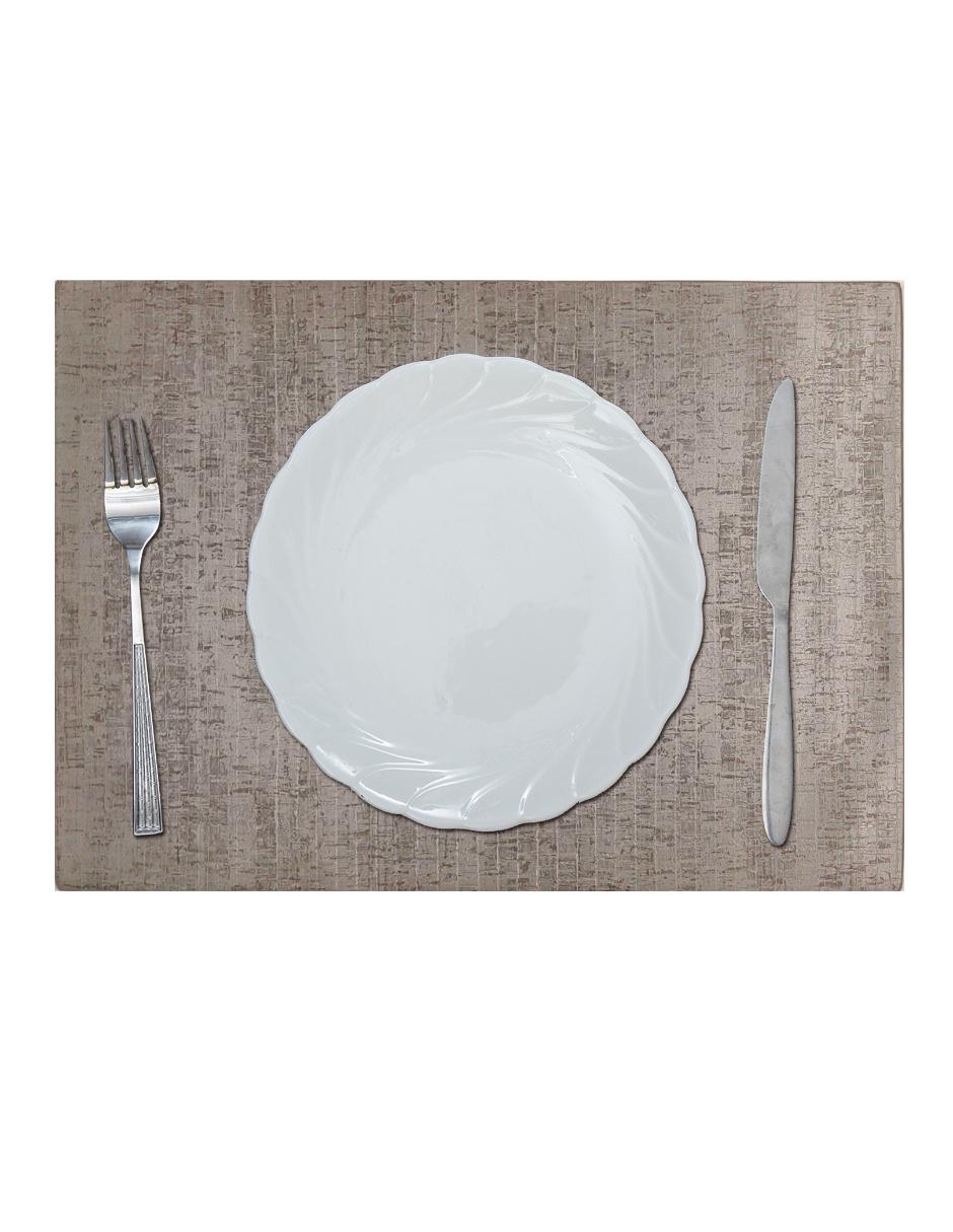 MANTEL IND RECTANGU, 43 X 30 CM, PLATA