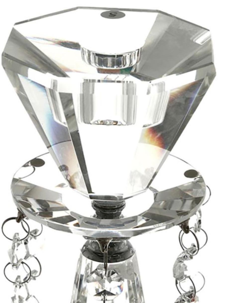 Candelabro de cristal Ludovine 3