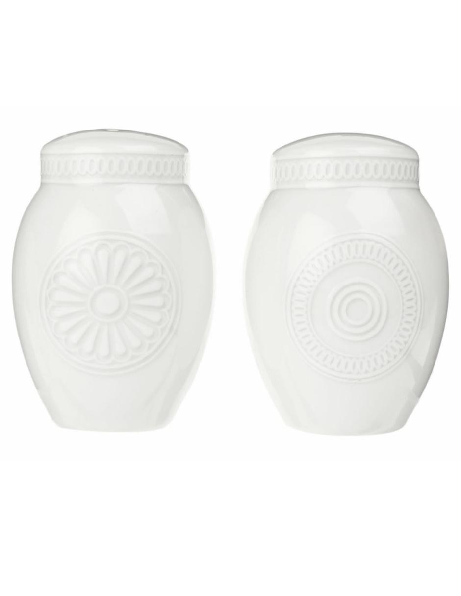 Salero y Pimientero Blanco 3