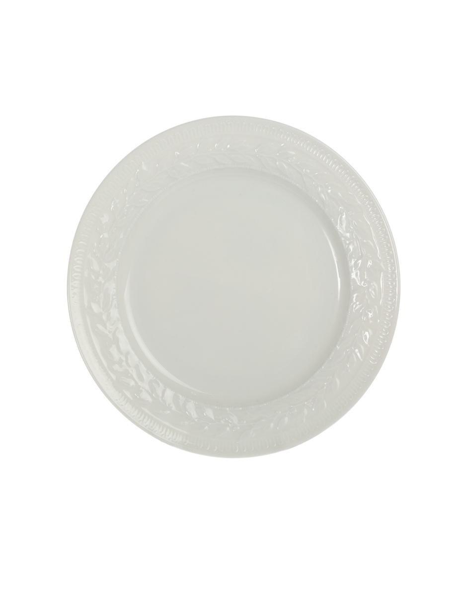 Plato para ensalada Louvre blanco