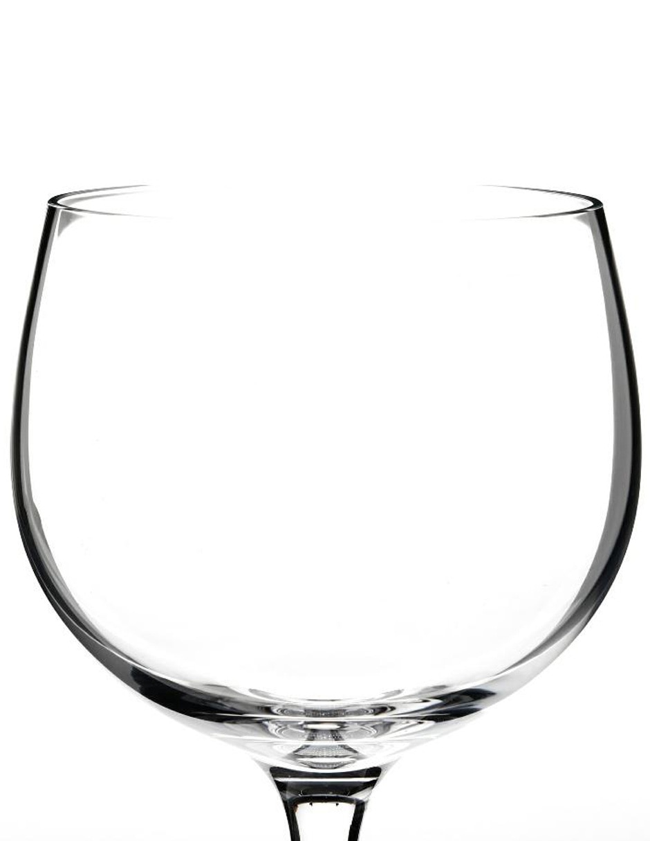 Copa para vino de vidrio