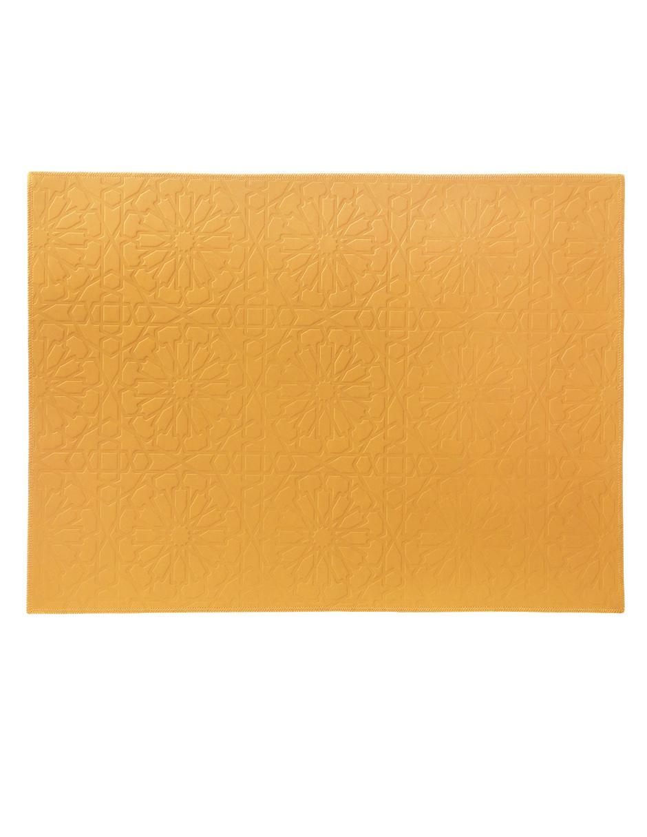 Mantel individual rectangular de vinil Morocco