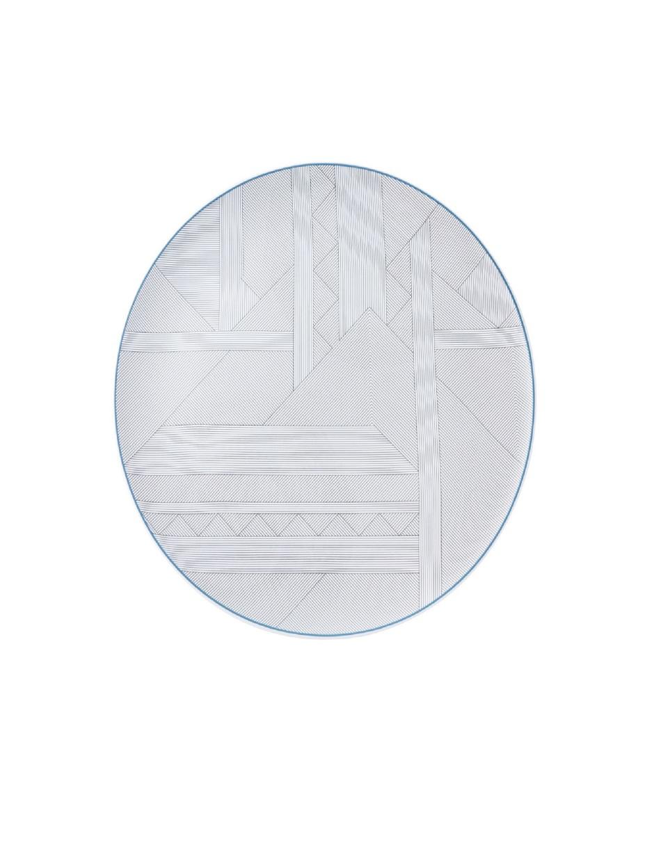Plato base de porcelana