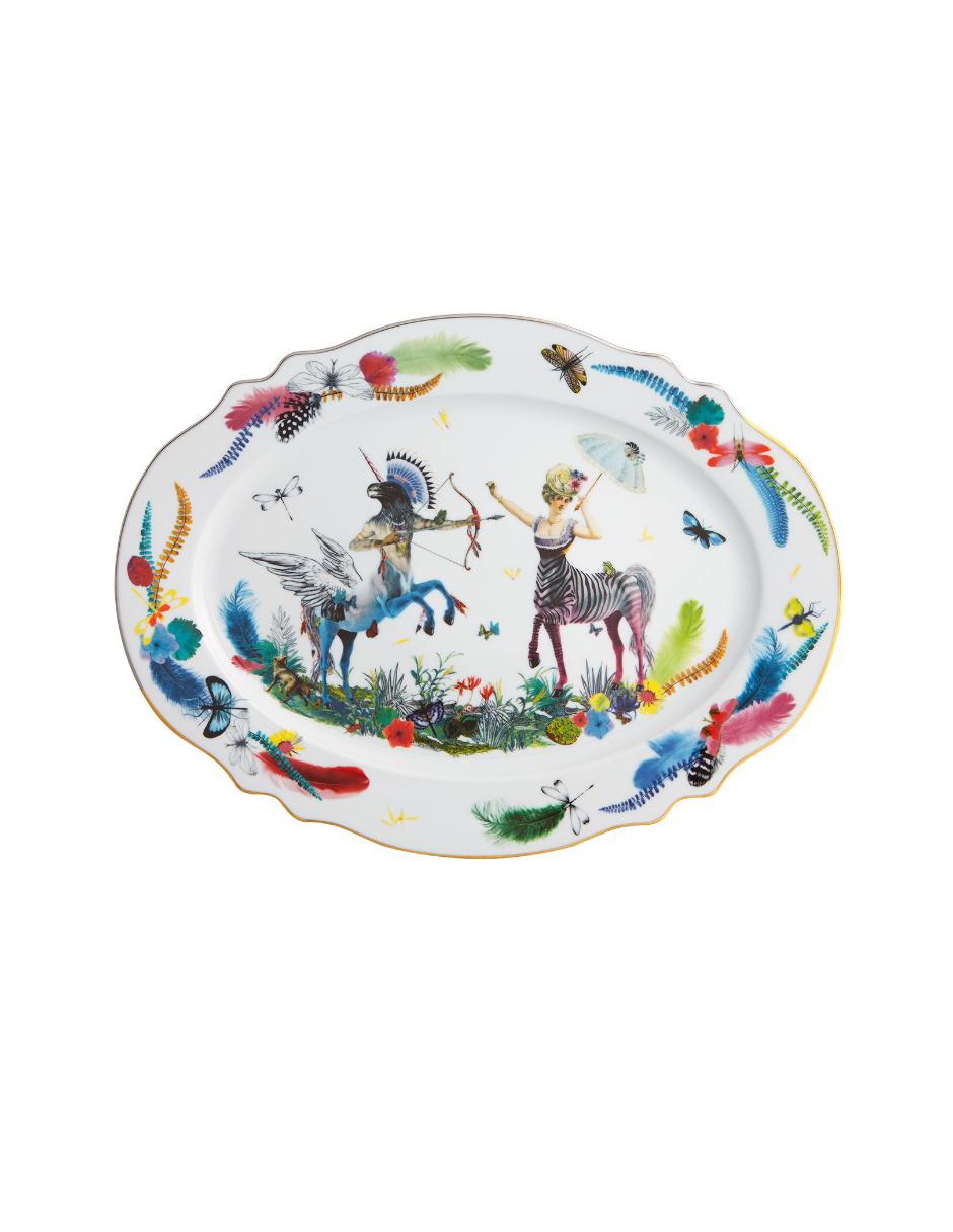 Platón de porcelana